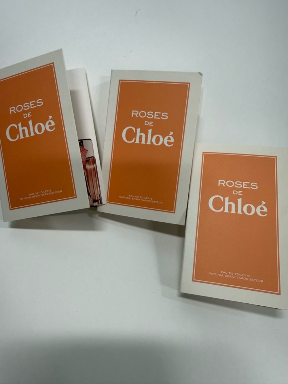 Chloé Roses Parfum Spray Mini Bottles Travel Size Lot Of 3